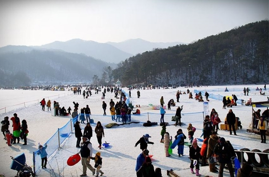 안성 동막골 빙어축제